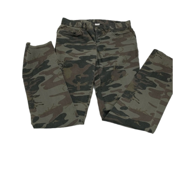 LONDON Jeans Camouflage Straight Leg size 6 - Picture 1 of 8